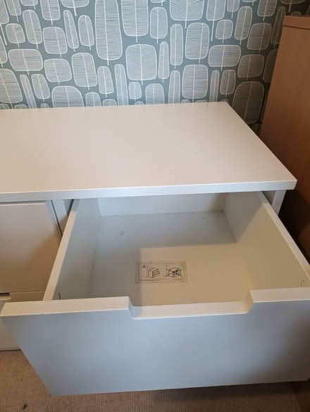 Photo of free Ikea Nordli 6 drawer unit in white and yellow (Fortis Green N2) #1