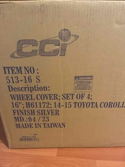 Photo of free Wheel Covers Toyota Corolla 2014/15 (Boca raton) #1