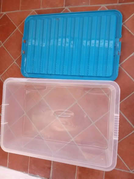Photo of free Clear plastic box with lid (Nyetimber PO21) #1