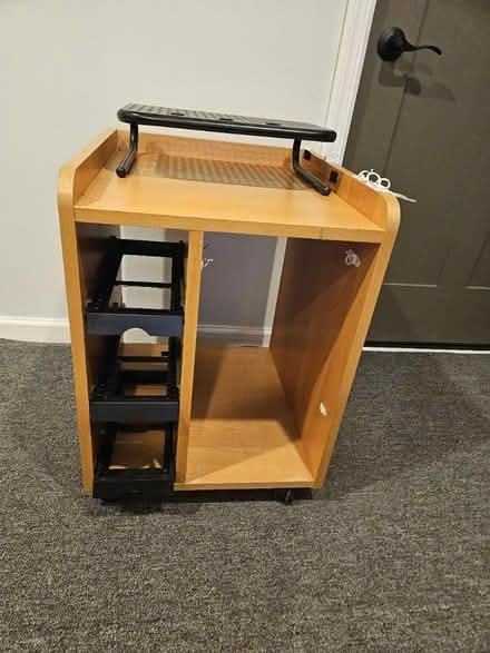 Photo of free Computer tower stand with CD rack (Pine Bush) #1