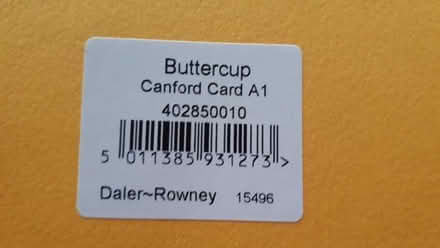 Photo of free Hobby craft Buttercup Card A1 (Loosley Row HP27) #1