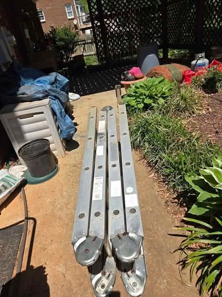 Photo of free Foldable metal ladder (Northwest Winston Salem) #1