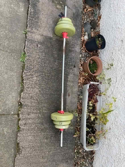 Photo of free Bar bell with weights (Stanley PH1) #2
