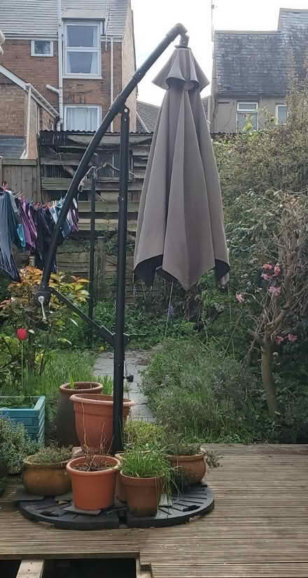 Photo of free 2.5m Overhanging Garden Parasol (Taunton) #1
