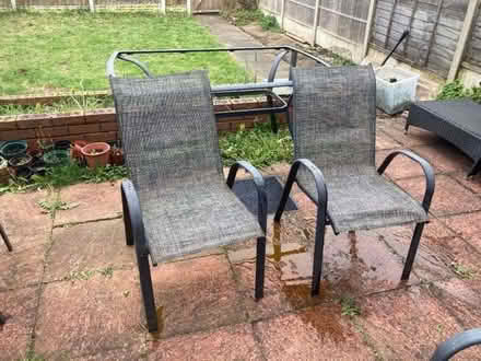 Photo of free 5 garden chairs (Stafford ST16) #3
