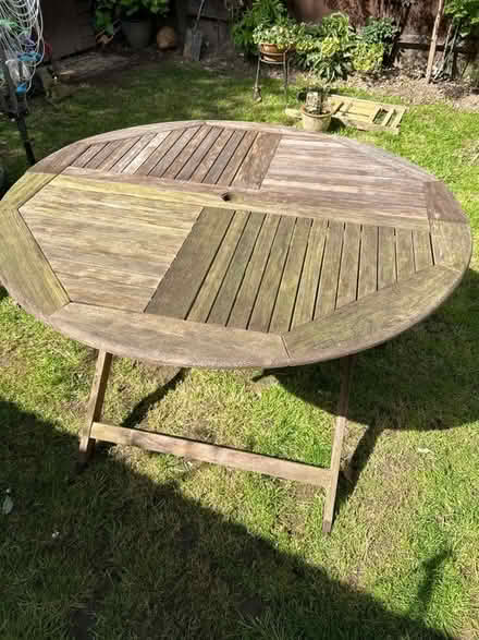 Photo of free Teak garden table (Hatfield) #1