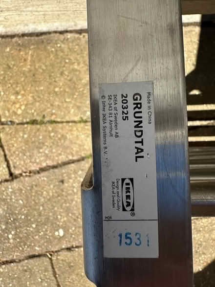 Photo of free Metal IKEA shelf (Broadstone BH17) #2