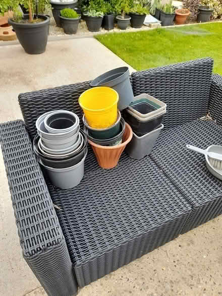 Photo of free Mini green house and plant pots (Dagenham RM8) #1