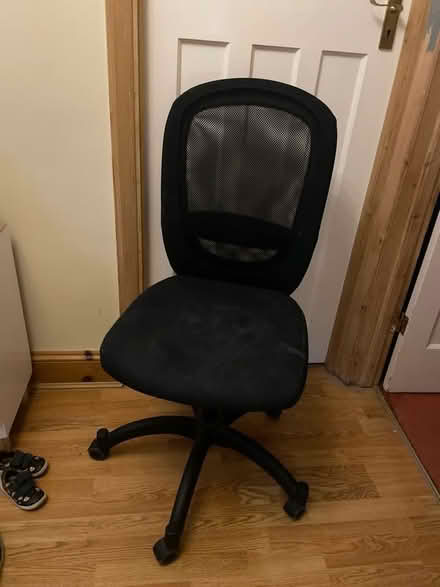 Photo of free IKEA black desk chair (CR2) #1