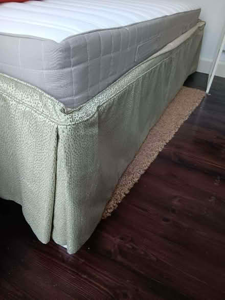 Photo of free 2 x single padded headboards + valances (NW9) #2