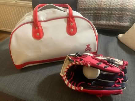 Photo of free Wilson bag, baseball and glove (Harrogate) #1