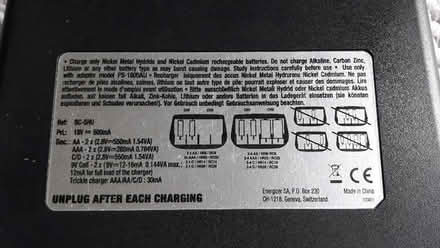 Photo of free Energizer battery charger (Merton Rise RG24) #2