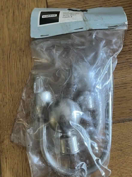 Photo of free Pair of chrome curtain hook backs (Turnford EN8) #1