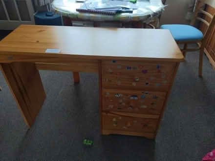Photo of free Wide Pine desk (Orpington) #4