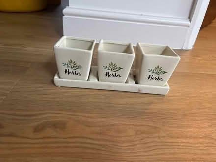Photo of free Herbs plant pots (Letchworth SG6) #1
