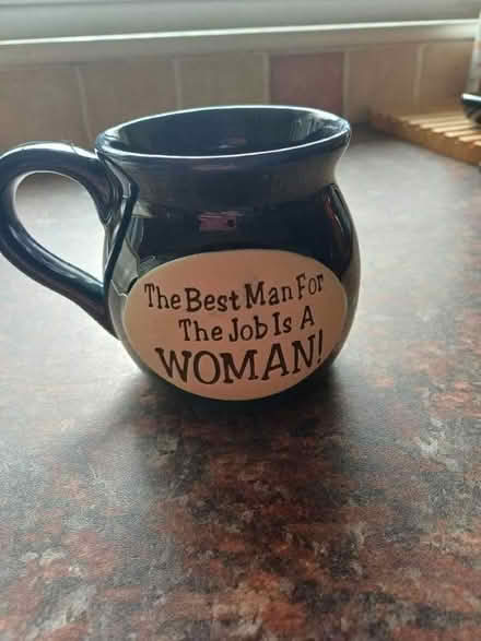 Photo of free The best man for the job is a woman mug (Marldon TQ3) #1