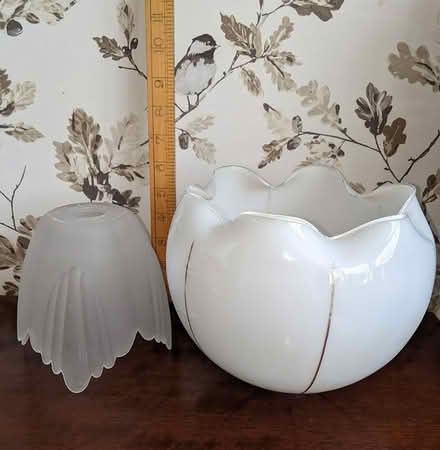 Photo of free 2 Glass lampshades (Ainsdale (PR8)) #1
