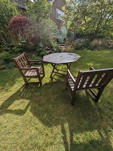Photo of free Wooden garden furniture (Cuddington CW8) #4