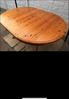 Photo of free Pine dining table (Bescar L40) #1