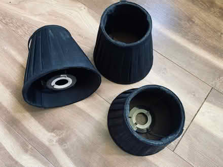 Photo of free 3 x small black lampshades (EH6) #2