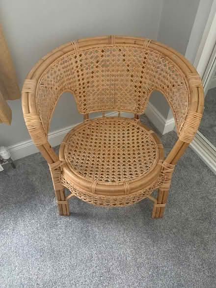 Photo of free Wicker chair (Silverknowes, Edinburgh) #1