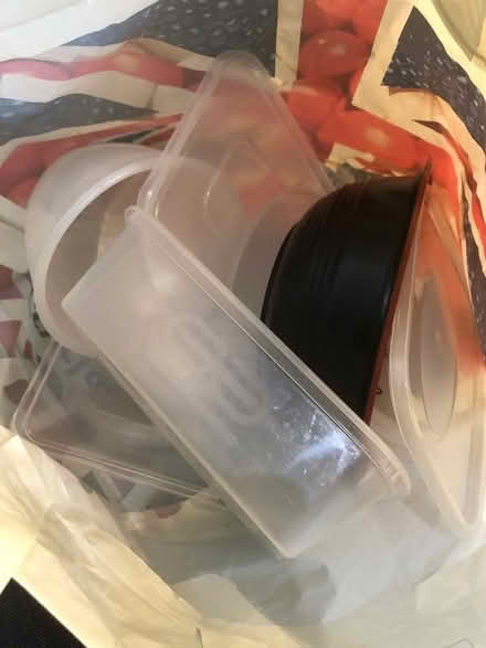 Photo of free Large bag of empty plastic boxes and lids (Newington EH9) #1