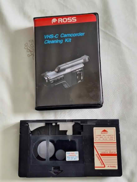 Photo of free VHS-C cleaning kit and VHS-C to Standard VHS adapter (Blackwell RH19) #1