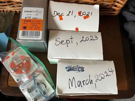 Photo of free Hearing aid batteries (Cliff N / Mississauga Valley) #1