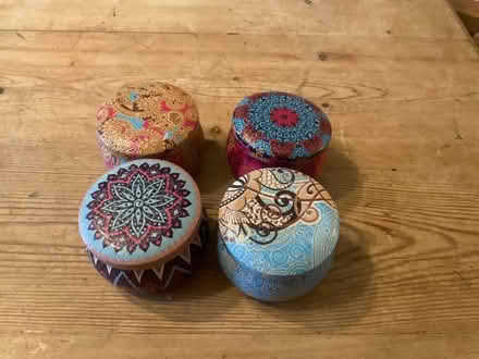 Photo of free 4 metal candle holders (Witherslack LA11) #2