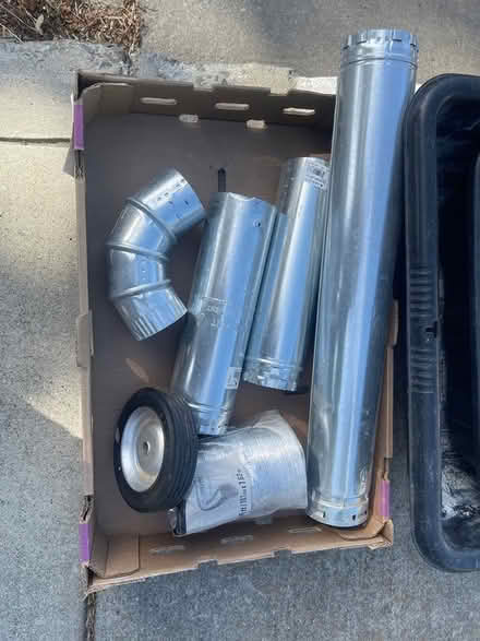 Photo of free Vent pipe and small tire (Santa Clara) #1