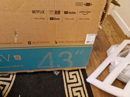 Photo of free Hisense 43" Flat screen TV for SPARES or REPAIR CV7 (Arley CV7) #3
