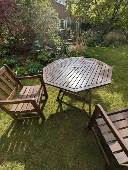 Photo of free Wooden garden furniture (Cuddington CW8) #1