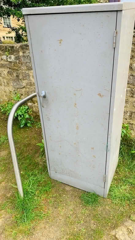 Photo of free Metal cabinet with three shelves (Iffley Village, OX4) #2