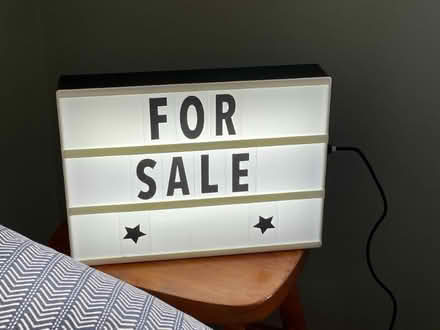 Photo of free Lightbox Sign (Blofield Heath NR13) #1