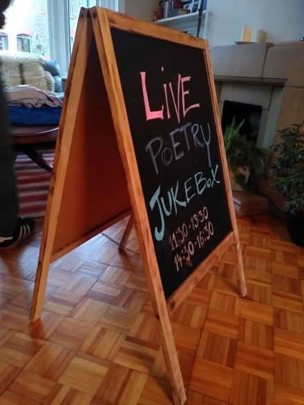 Photo of free Sandwich Board and Chalk Pens (Castle MK40) #1