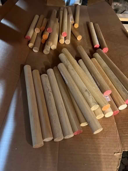 Photo of free 1” dowel pieces (Church Hill) #1