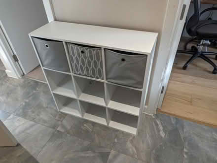 Photo of free White shelving unit (Canonbury N1) #1