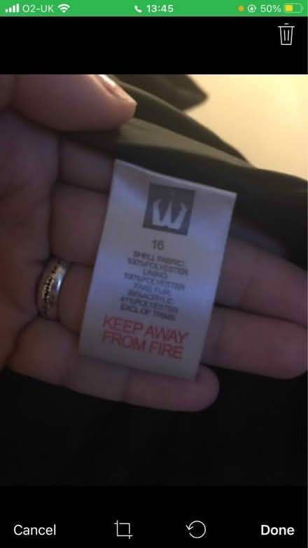 Photo of free Coat (Tooting Broadway) #3
