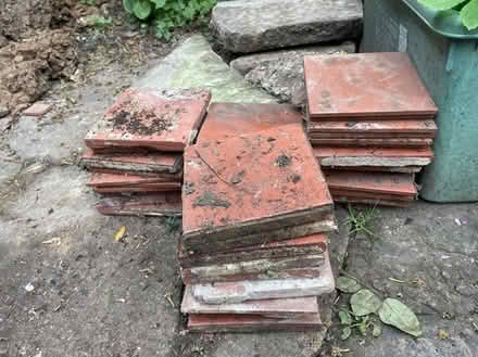 Photo of free 40 red tiles (Dollis Hill (NW10)) #1
