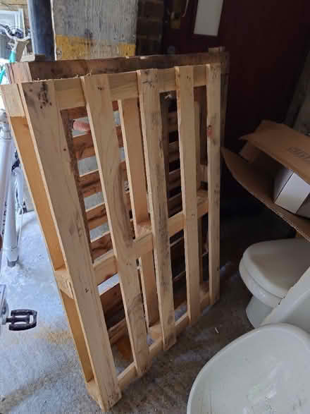 Photo of free 3 wooden pallets (Battersea SW11) #1