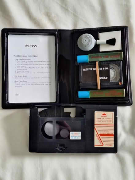 Photo of free VHS-C cleaning kit and VHS-C to Standard VHS adapter (Blackwell RH19) #2