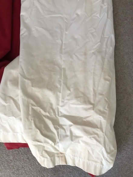 Photo of free 2 pairs red large lined curtains (L17 Aigburth) #3
