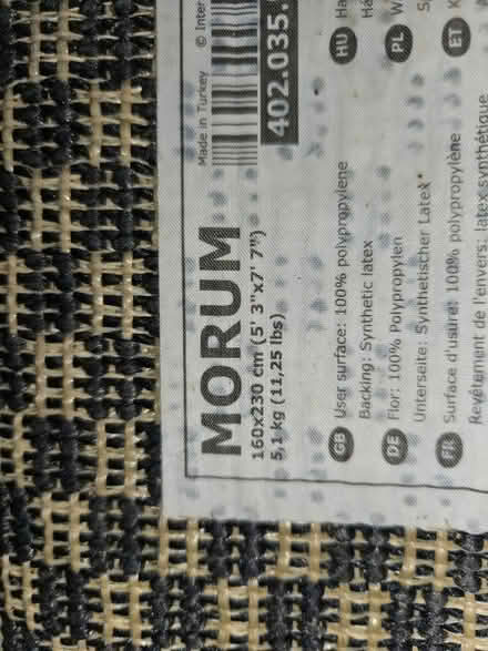 Photo of free Dark grey rug (Reading RG1) #2
