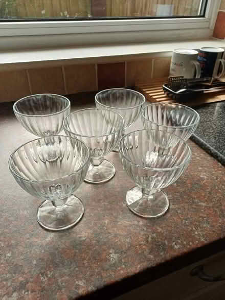Photo of free 6 dessert glass bowls (Marldon TQ3) #1