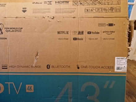 Photo of free Hisense 43" Flat screen TV for SPARES or REPAIR CV7 (Arley CV7) #4