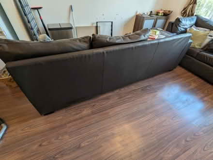 Photo of free Leather sofa (Norbiton KT3) #4