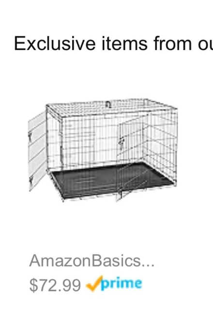 Photo of free Wire double door dog crate, floor (20882, Laytonsville) #3