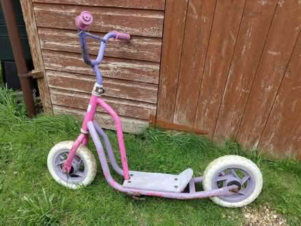 Photo of free Old Barbie Scooter (Morley St Botolph NR18) #1