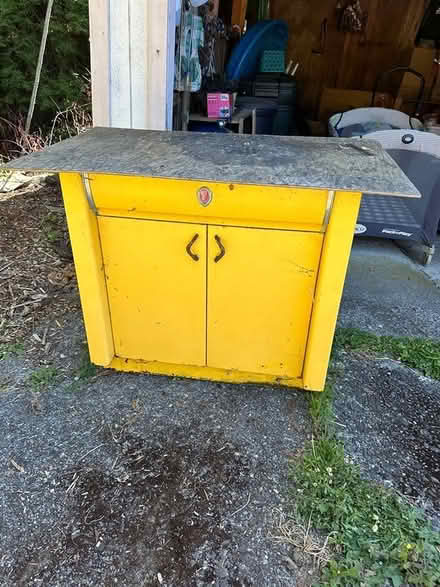 Photo of free Old Metal cabinet (Eureka near St Joes) #1