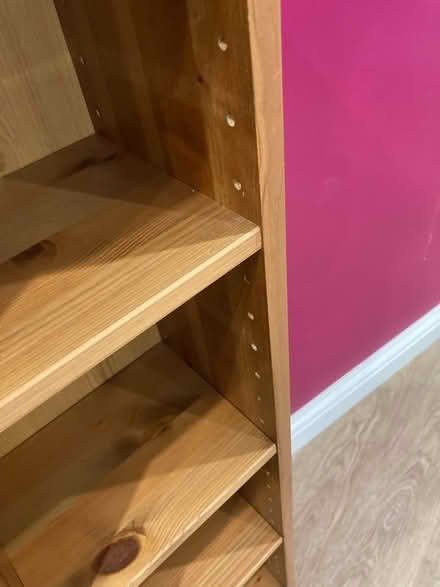 Photo of free Talk thin pine shelving unit eg DVD (Fareham PO16) #4